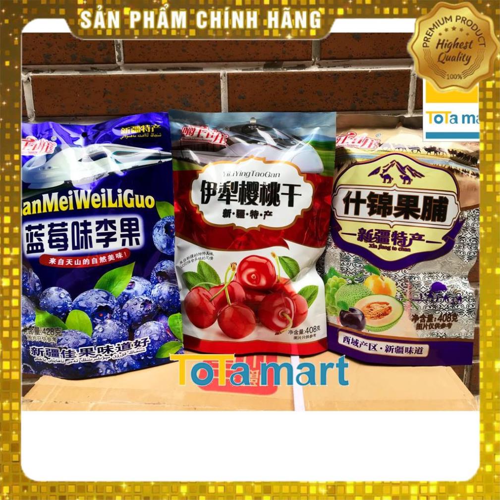 Ô mai Cherry, ô mai Việt quất 428g / gói. Mới về NSX 28/10/2021.