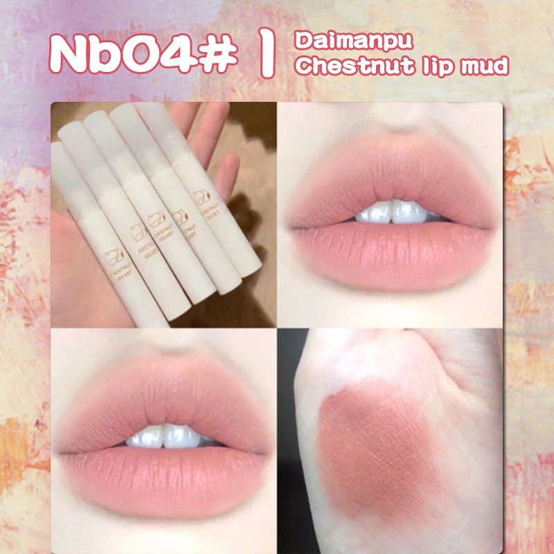 Son lì DAIMANPU chất nhung lì chống thấm nước chống khô môi lâu trôi /son nội địa trung DAIMANPU Dưỡng Ẩm Môi Chống Nước Lâu Trôi Son Thỏi Lì Son Kem son môi mĩ phẩm nội địa trung thế giới/son nội địa cuul