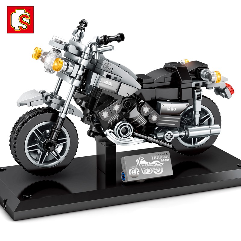 Đồ chơi Lắp ráp Mô hình Sembo moc Motorcycle Xe Đồ chơi Lắp ghép Mô hình Mô Tô 701108 701109 701110 701111