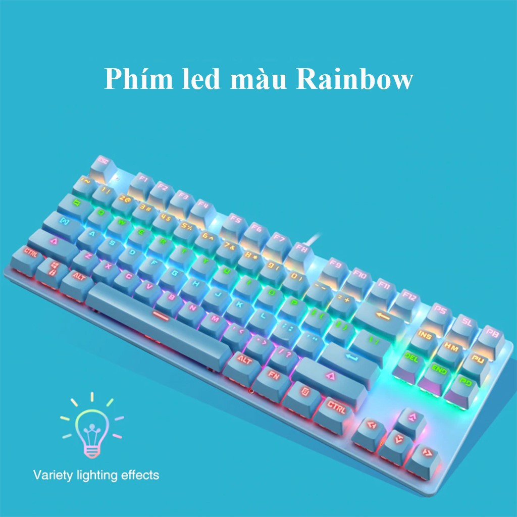 BÀN PHÍM CƠ K550 PRO LED RGB 10 CHẾ ĐỘ TỰ ĐỔI MÀU