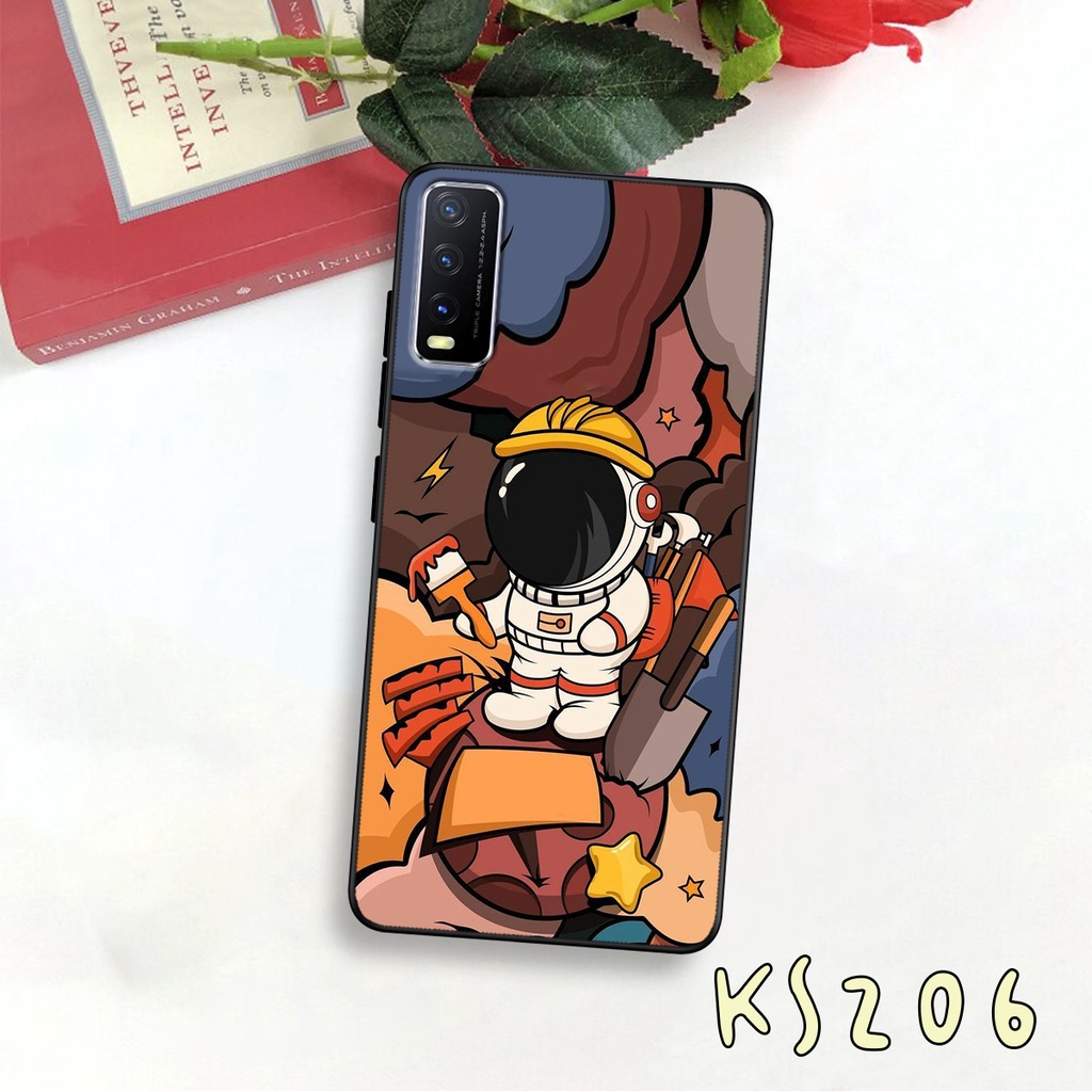 Ốp lưng Vivo Y20 - Vivo Y20s - Vivo Y12s - Ốp lưng in hình Phi hành gia cực hot