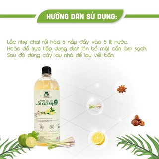 Nước lau nhà thơm mùi sả chanh, Nuoc lau san đuổi muỗi và côn trùng tinh dầu Sả chanh AN AN.