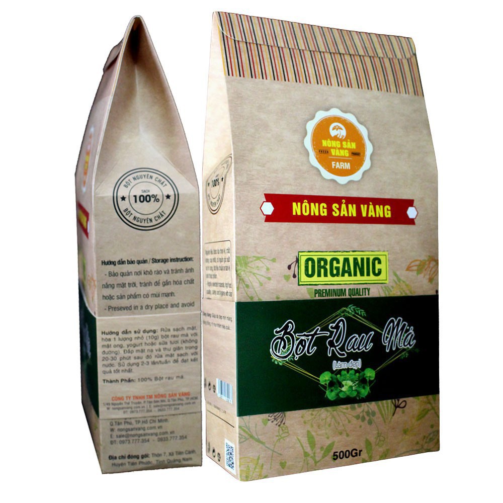 Bột Rau Má Làm Đẹp, Ngăn Ngừa Lão Hóa 1kg - Nông Sản Vàng