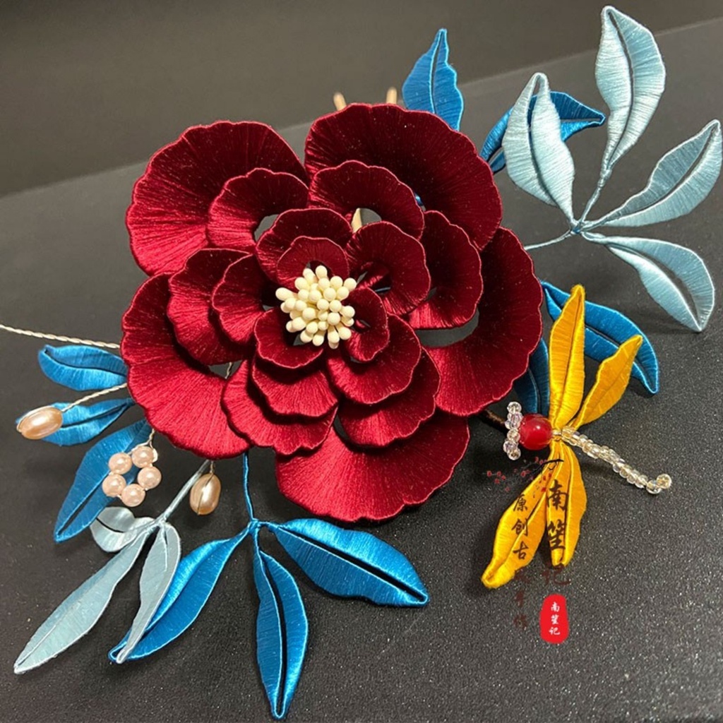 Hộp 25 Cuộn Chỉ Tơ Bóng Phản Quang làm Triền Hoa Quấn Hoa Handmade