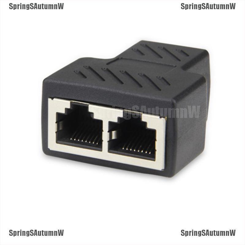 Đầu Chia Cổng Mạng Lan Rj45 1 Sang 2 Tiện Dụng