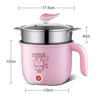 Ca mì nấu lẩu mini nồi đa năng