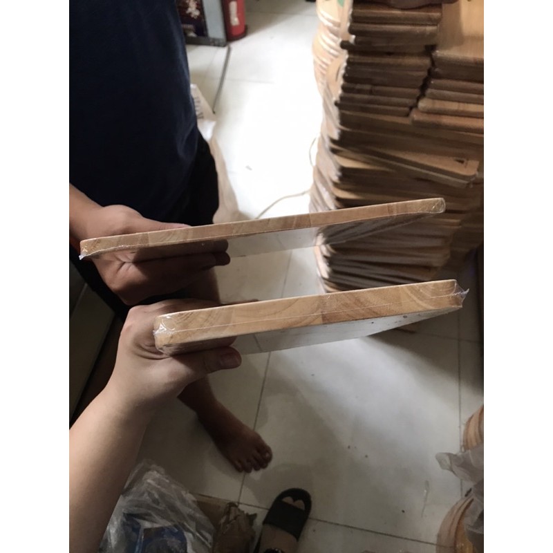 Thớt gỗ chữ nhật dày-mỏng Trúc Tùng