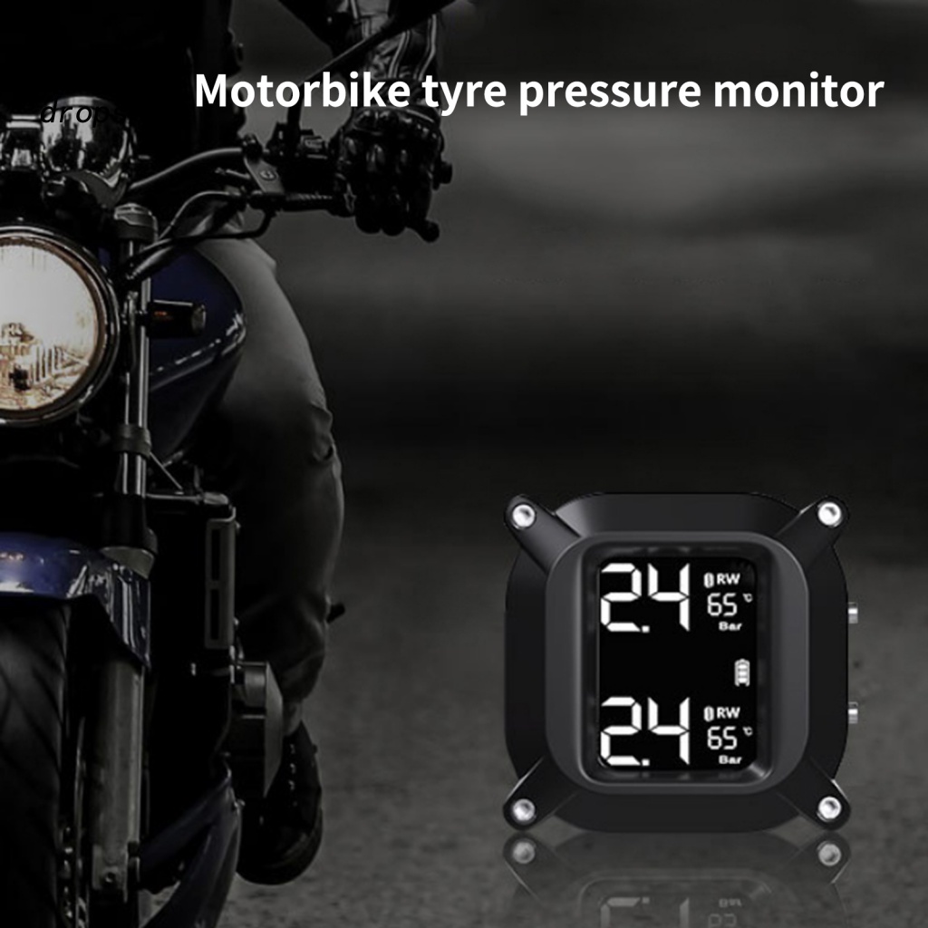 Bộ Cảm Biến Áp Suất Không Dây Cho Xe Máy TPMS Dễ Lắp Đặt