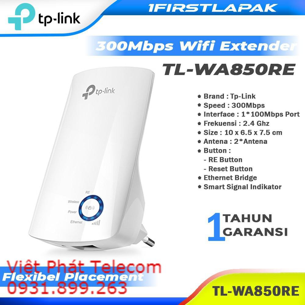 TP-Link Mở rộng sóng Wifi (Kích sóng wifi) Chuẩn N 300Mbps TL-WA850RE