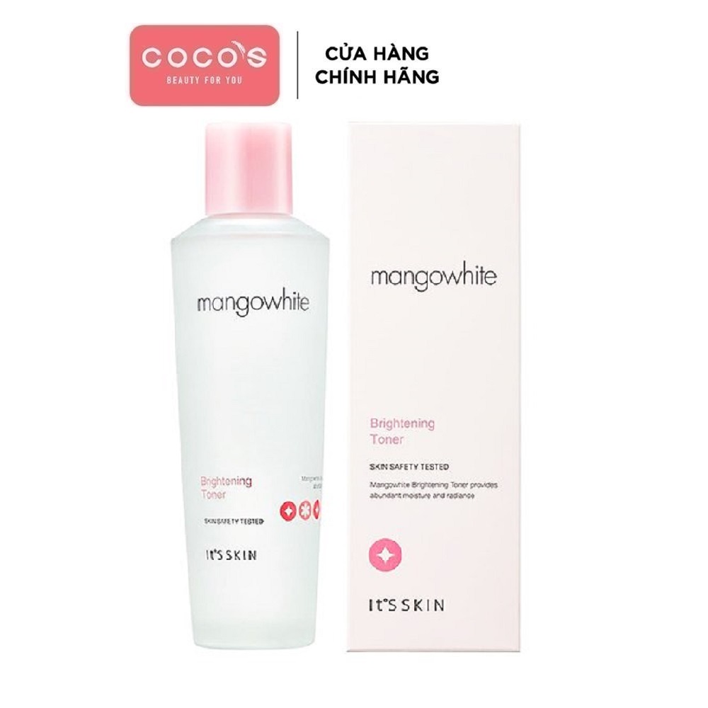 [Mã COSCOCOT3 -8% đơn 250K] Nước hoa hồng dưỡng sáng da It's Skin Mangowhite Brightening Toner 150ml