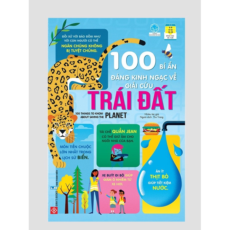 Sách - 100 bí ẩn đáng kinh ngạc về giải cứu Trái Đất - 100 things to know about saving the planet