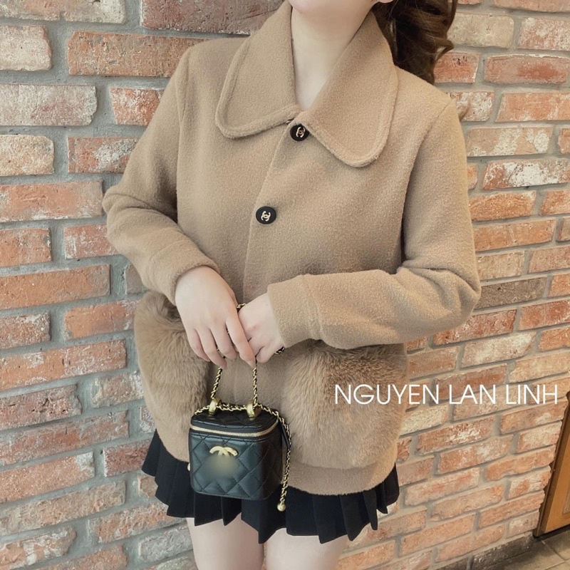 Áo Khoác Dạ Len Ép Túi Lông 2 Bên Dày Dặn Siêu Xinh Có Ảnh Thật Kèm Video | BigBuy360 - bigbuy360.vn