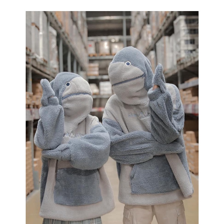 [ORRDER] Áo Hoodie Cá Mập dành cho người lười giao tiếp với thế giới HOT nhất 2021 | BigBuy360 - bigbuy360.vn