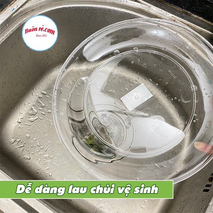 Đĩa nhựa trong suốt cao cấp Việt Nhật (MS:1226) - Đĩa nhựa trong thiết kế sang trọng chất liệu nhựa ABS Br01450