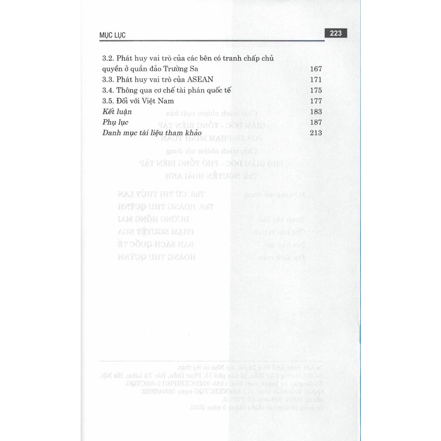 Sách - Quá Trình Tranh Chấp Chủ Quyền Giữa Các Bên Ở Quần Đảo Trường Sa Từ Năm 1988 Đến 2020