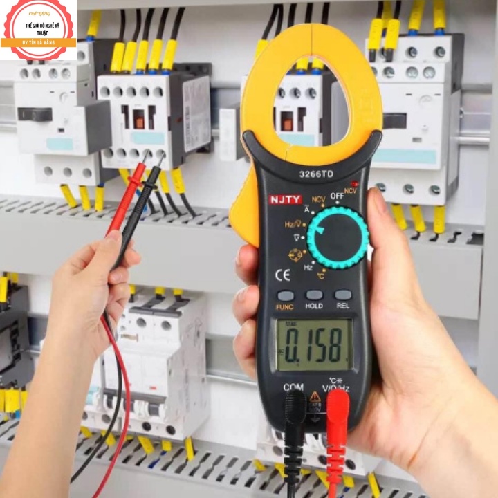 Ampe Kìm NJTY 3266TD phiên bản mới nhất .Đo Tụ,Tần Số, Nhiệt Độ...