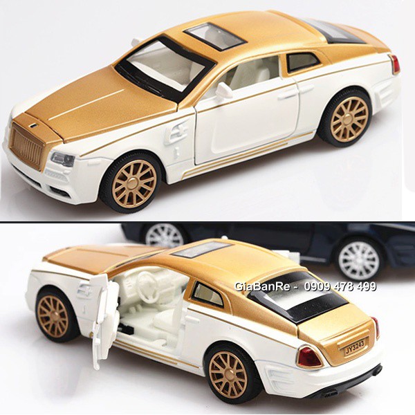 Xe Mô Hình Kim Loại Rr Wraith Tỉ Lệ 1:32 - Vàng Trắng - 9856.1