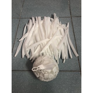 Túi lưới nhựa - dài 25cm, có khoá rút (combo 50 bộ)