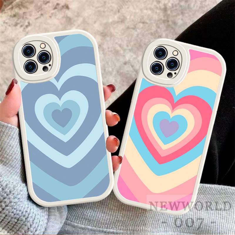 Ốp Điện Thoại Mềm Họa Tiết Trái Tim Cho Xiaomi Redmi 9A 9C 9T 10 10C Note 8 Pro 9 10 11 Pro Note 9S 10 10s 11 11s POCO X3 NFC M3
