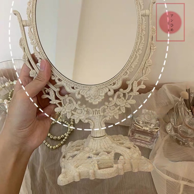 Gương trang điểm để bàn công chúa 2 mặt