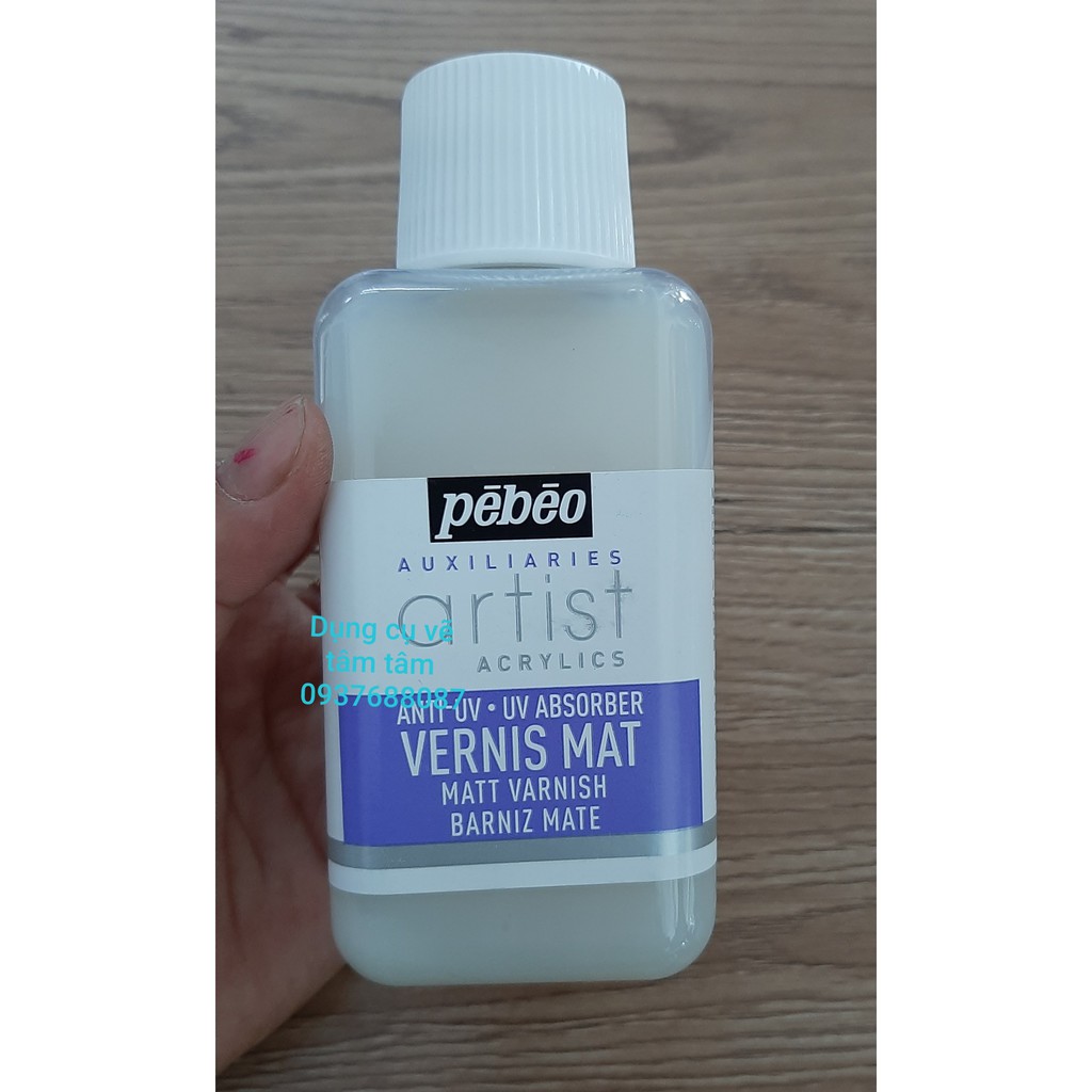 [ TÂM TÂM ]-Dung môi pha màu Acrylic, Acrylic Medium Pebeo-Vernish/Medium