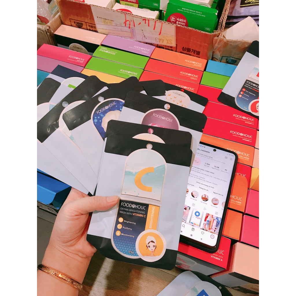 Mặt Nạ Giấy Foodaholic Essential Mask 23g Chăm Sóc Da Toàn Diện