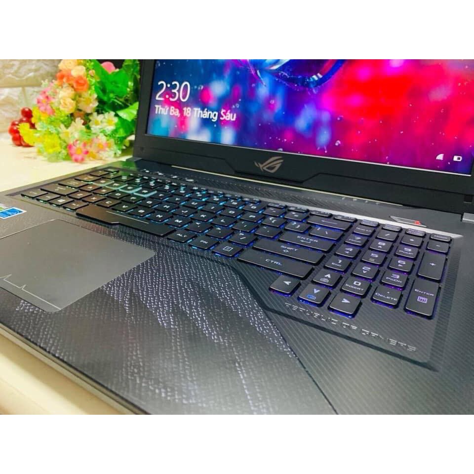 Máy Tính Asus Strix Hero GL503VD (Core I7-7700HQ 8CPU, Ram 16GB, SSD NVMe 256GB + HDD 1TB, VGA  GTX 1050 4GB)