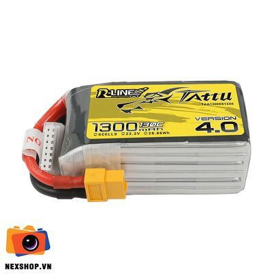 Pin Fpv TATTU R-LINE 4.0,1300mAh,130C,22.2V