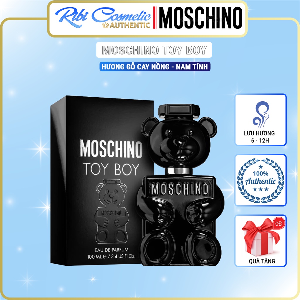 Nước Hoa Nam Moschino Toy Boy lưu hương 6 - 8 tiếng mùi hương Tươi mới Hiện đại Nam Tính
