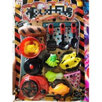 [Hàng mới về] Vỉ đồ chơi nấu ăn đầy đủ dụng cụ làm bếp nhiều mẫu mã