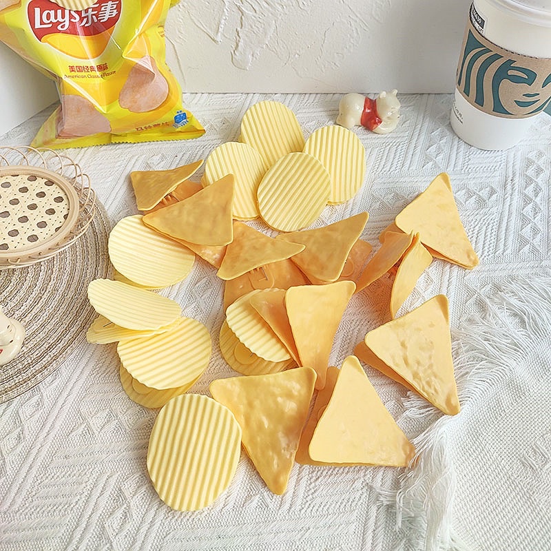 Kẹp giấy, gói hình bánh snack dễ thương