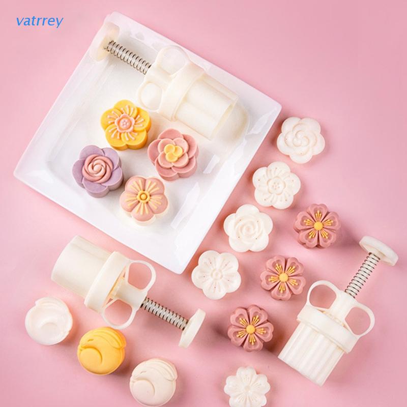 Khuôn Làm Bánh Trung Thu Kèm 1 / 4 Con Dấu