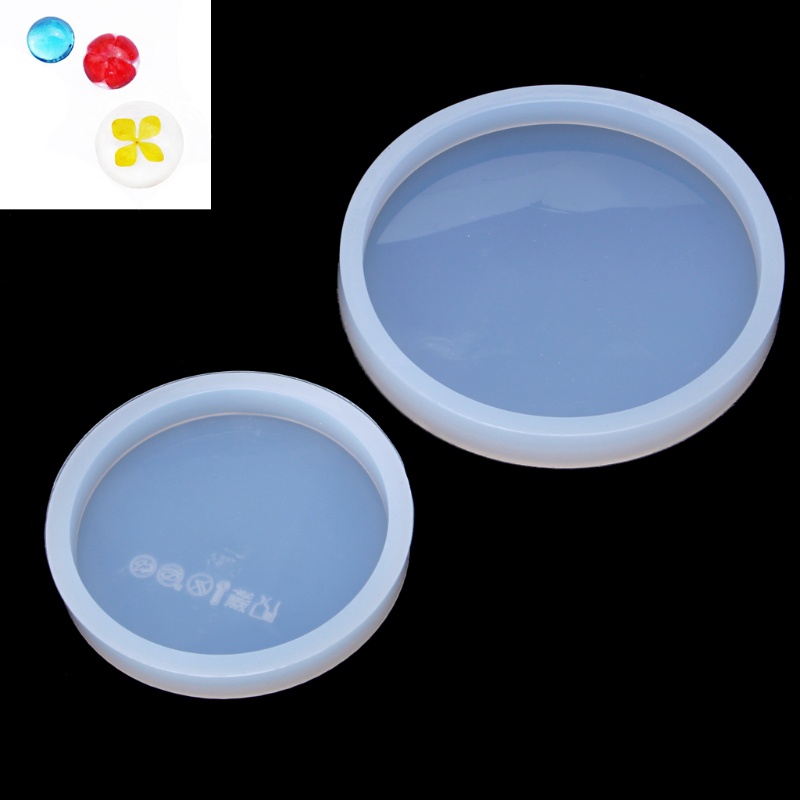 Khuôn Silicone Làm Đế Lót Ly Hình Tròn 9cm / 3.54inch DIY