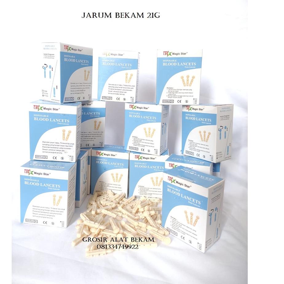Kim xăm hình Aafve 21G 100 Lancets 61 chuyên dụng
