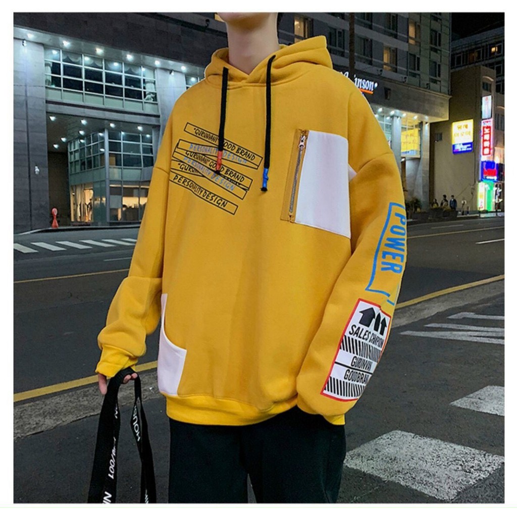 Áo hoodie unisex form rộng chất vải nỉ ngoại dày dặn túi dây kéo cool ngầu cực chất thời trang học đường | BigBuy360 - bigbuy360.vn