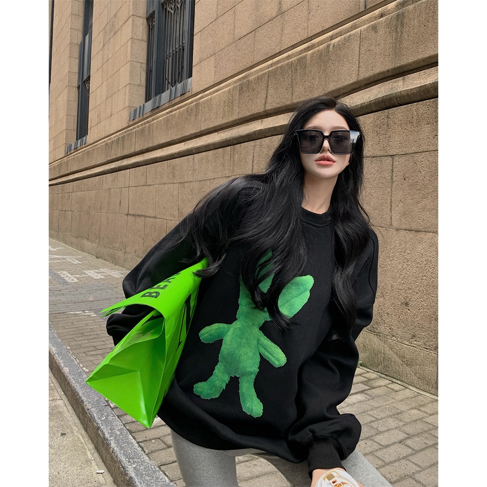 Áo sweater Dáng Dài Thời Trang Thu Đông Hàn Quốc 2022 Mới