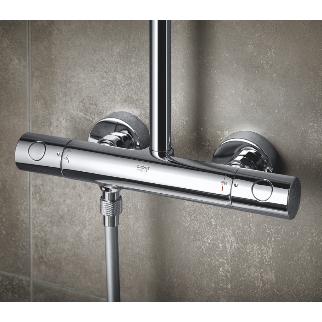 Cây Sen GROHE TEMPESTA COSMOPOLITAN 250 Cube Kèm Bộ Trộn Ổn Nhiệt 26689000