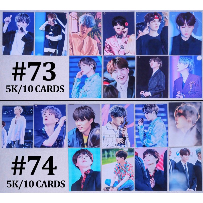 (Có sẵn) Sale set card  SUGA BTS giá rẻ 5