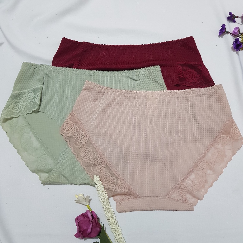 Quần Lót Nữ Chất Su Lạnh Viền Ren Đẹp Gợi Cảm