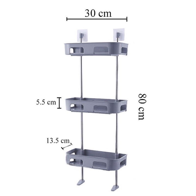 Kệ 2 và 3 Tầng Đa Năng Để Trên Bồn Cầu