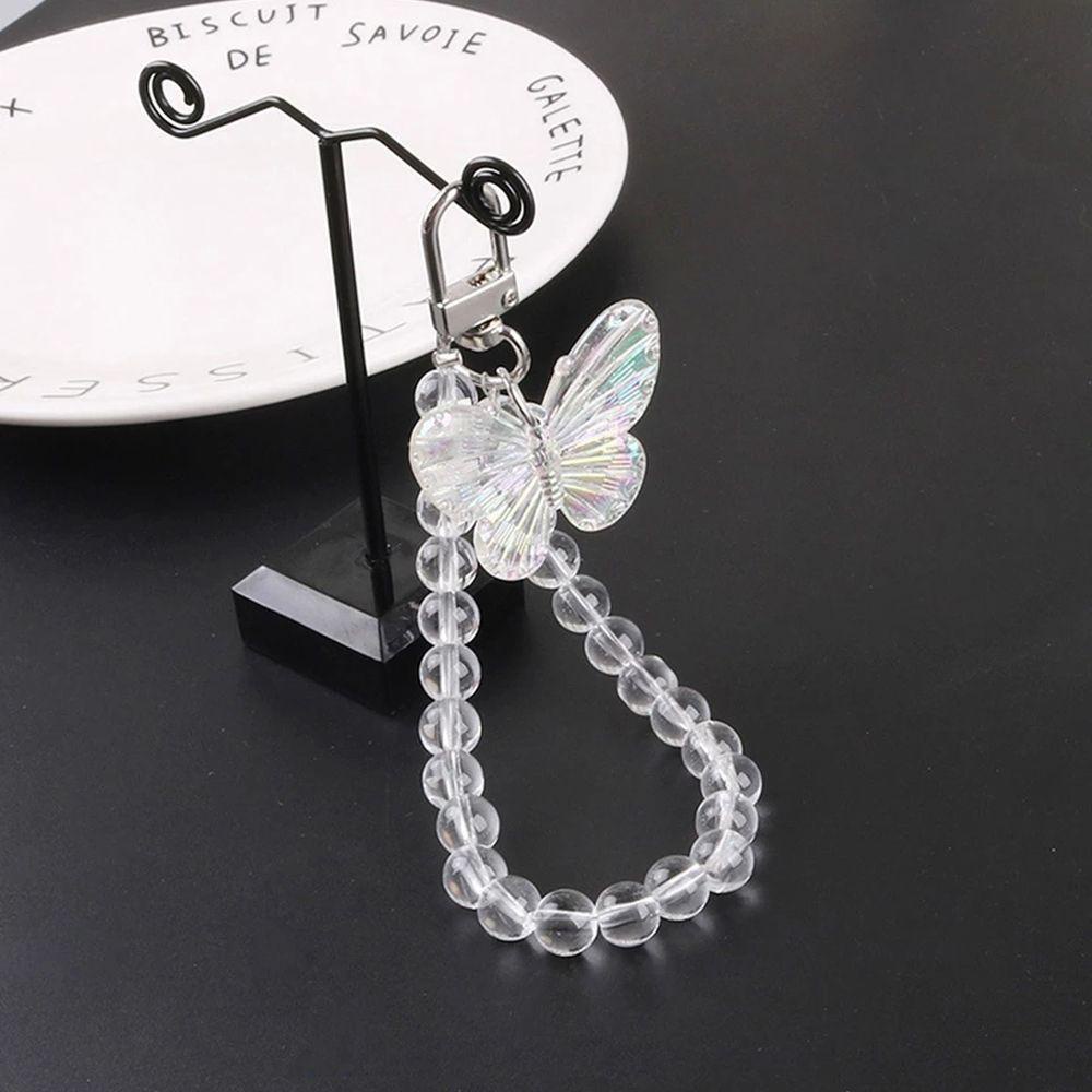 LANFY Móc Chìa Khóa Bằng Acrylic Hình Bướm Nhiều Màu Dễ Thương