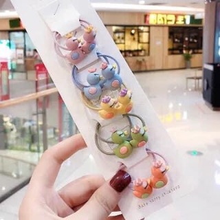 Chun buộc tóc sét 10 cái cho bé