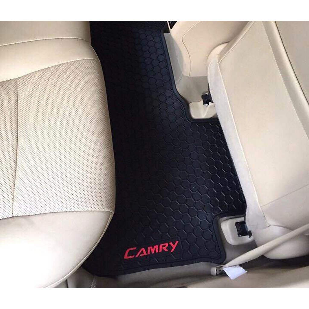 Thảm lót sàn ô tô cao su 3D cao cấp xe Toyota Camry 2012-2018