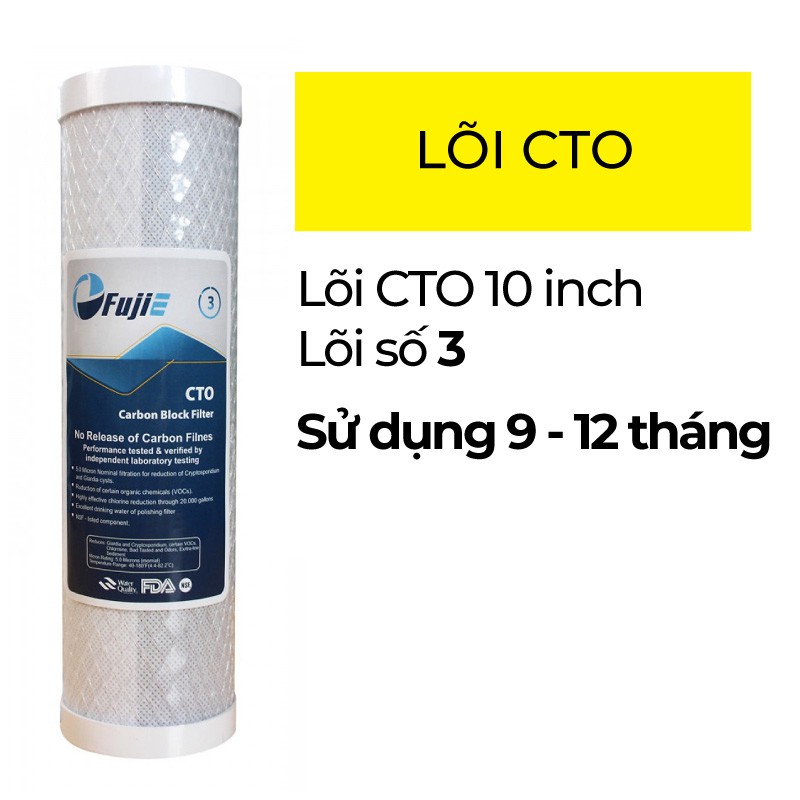 Lõi Lọc Nước RO FujiE CTO Số 3 - 10 Inch