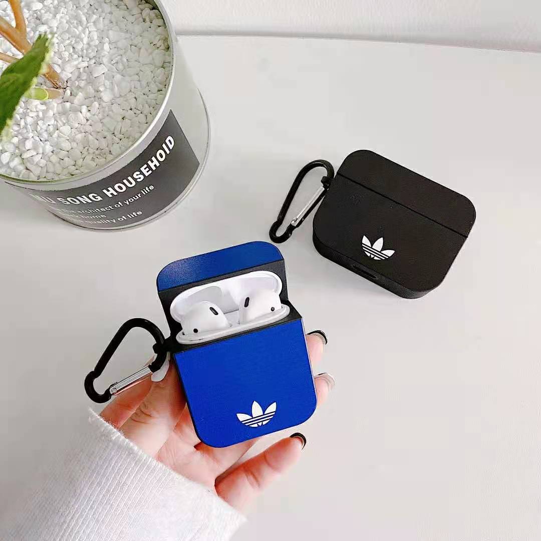 Vỏ Bảo Vệ Hộp Sạc Tai Nghe Airpods Pro / 1 / 2 Hình Logo Adidas Shamrock