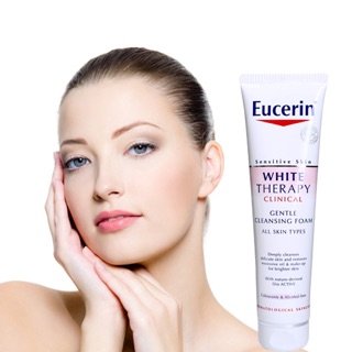 Eucerin - sữa rửa mặt trắng sáng da - white cleansing foam
