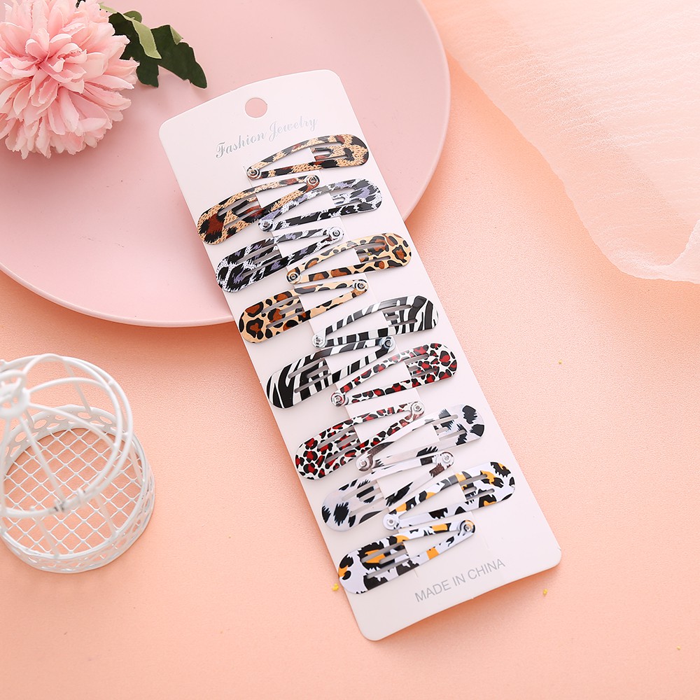 Set 10 kẹp tóc màu sắc ngọt ngào phong cách Hàn Quốc
