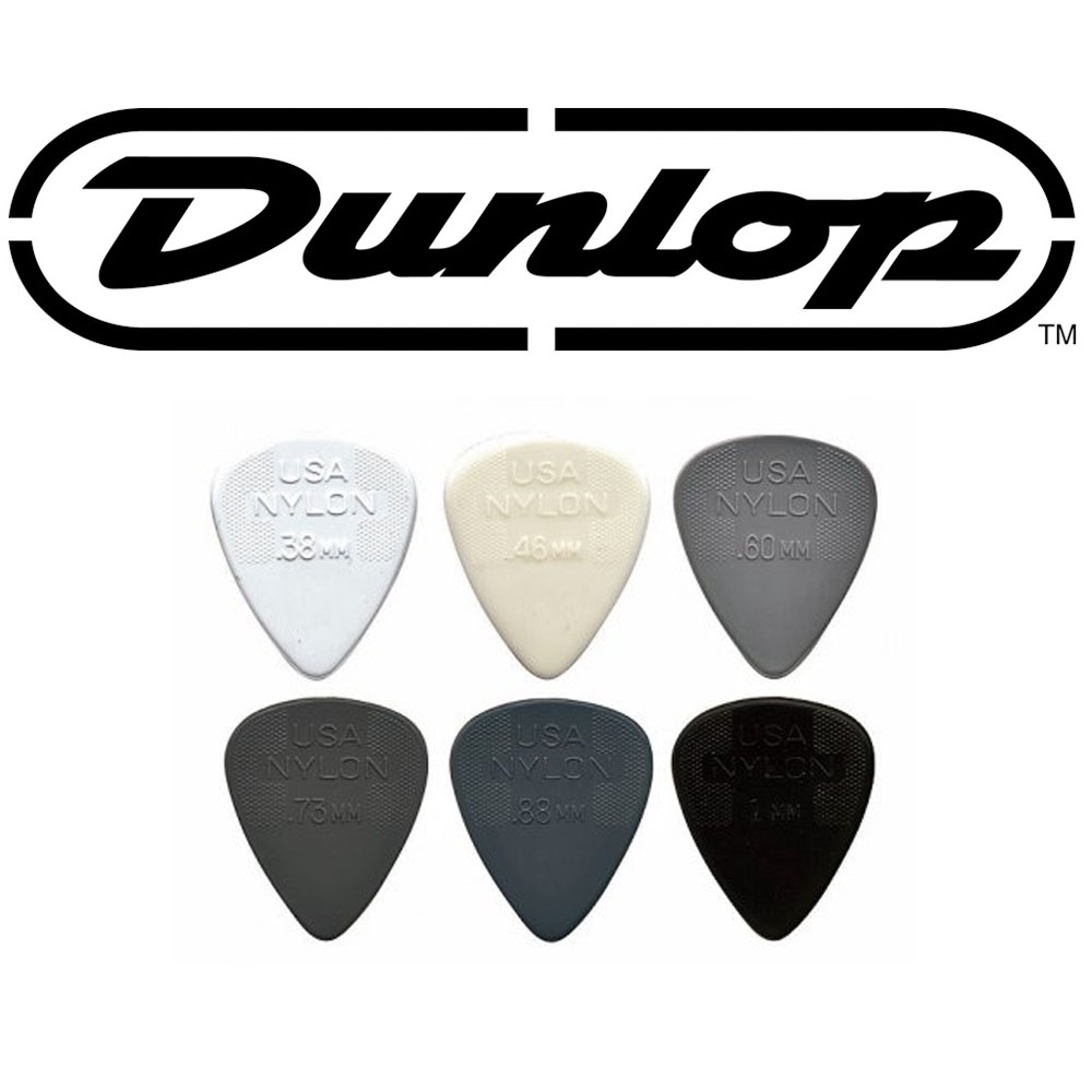 Pick Gảy Guitar Mềm Mỏng Dunlop Nylon Standard 44R