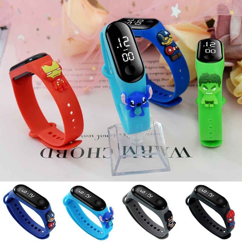 1 Đồng Hồ Đeo Tay Hoạt Hình Cho Bé