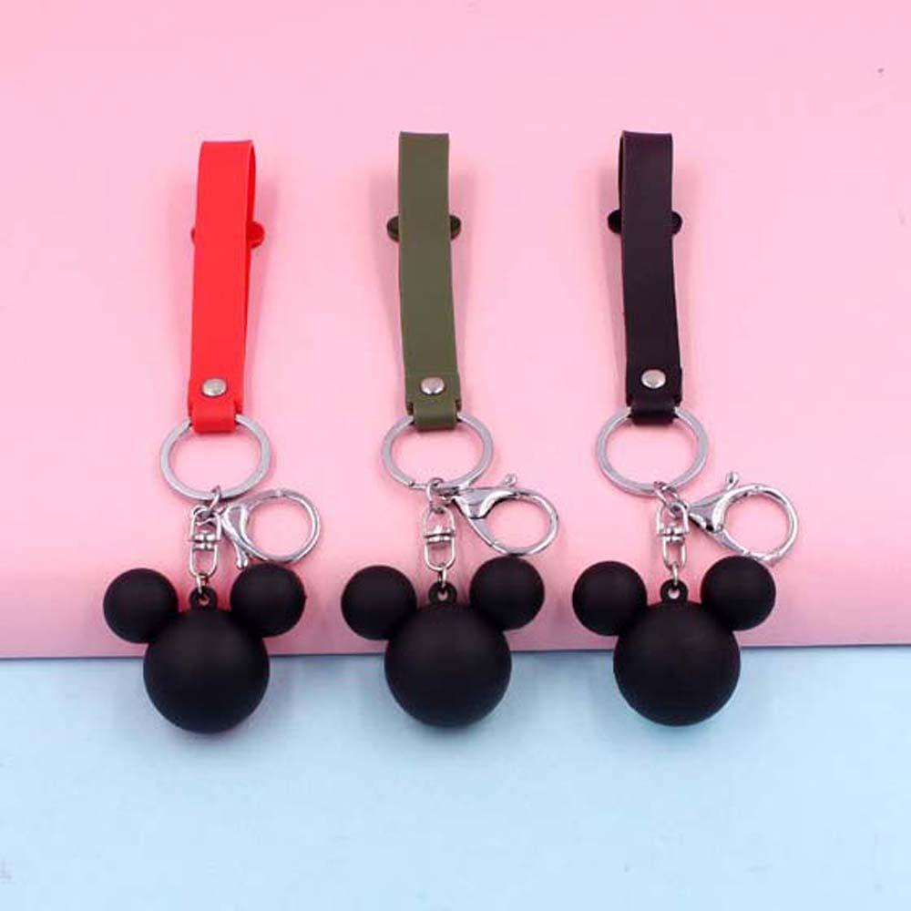 Móc Khóa Hình Chuột Mickey Hoạt Hình Đáng Yêu Bằng PVC